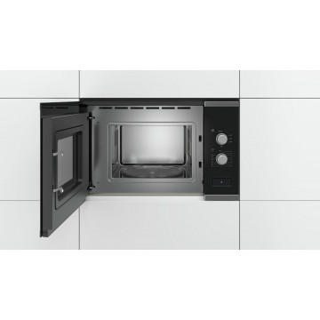 Bosch BFL520MS0 Εντοιχιζόμενος Φούρνος Μικροκυμάτων 20lt Μαύρος